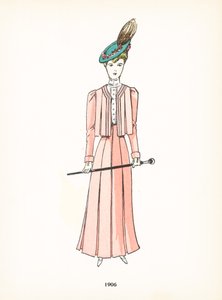Ladies fashion, 1906 by French School