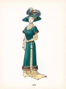 Ladies Fashion, 1908 by French School