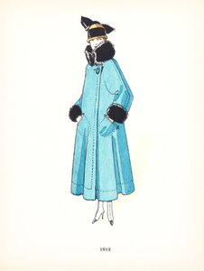 Ladies fashion, 1915 by French School