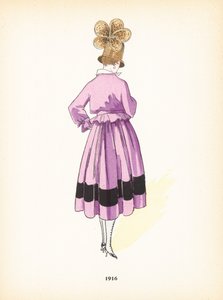 Ladies fashion, 1916