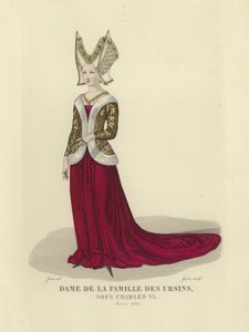 Lady of the Orsini family, reign of Charles VI of France, 1420
