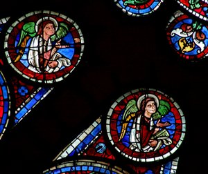 Last Judgement: Two Angels by French School