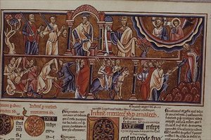 Scene of a Massacre, from the Hebraica Romana Gallica by French School