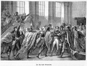 The 18 Brumaire year 8: coup d