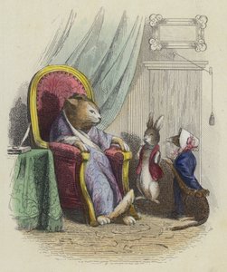 The Cat, the Weasel, and the Little Rabbit by French School
