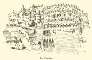 The Chatelet (engraving) by French School