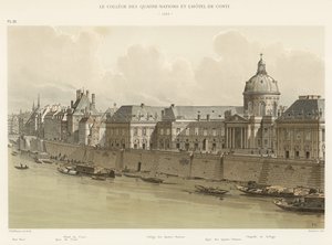 College of the Four Nations and Hotel de Conti, 1689 by French School