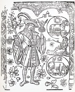 Le Corneur Calls Women to the Dance, Holding Branches