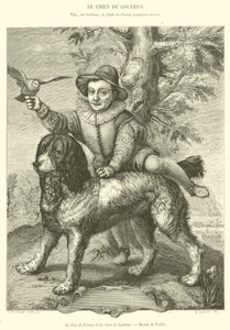 The Son of Frisius and the dog of Goltzius by French School