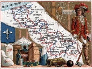Le Nord (59), Nord Pas De Calais (Nord-Pas de Calais), France. Portrait of Jean Bart (Jan Bart or Jan Baert) by French School