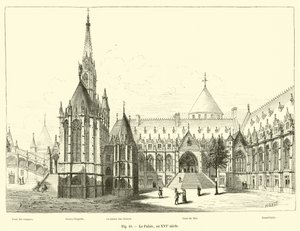 The Palace, in the 16th century by French School