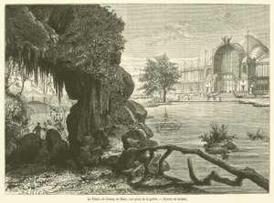 The Palace of the Champ de Mars, View from the Grotto (engraving) by French School