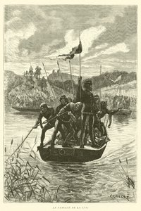 The Passage of the Lys by French School