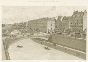 The Petit-Pont and Place du Petit-Pont, 1880