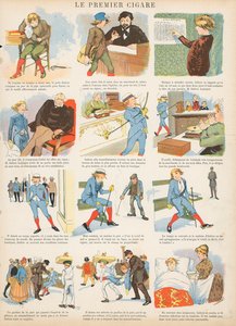 The First Cigar by French School