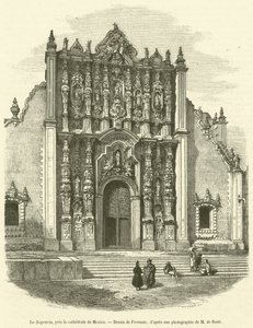 The Sagrario, Near the Cathedral of Mexico by French School
