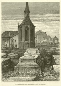 The Tomb of Albrecht Dürer, in Nuremberg (engraving) by French School