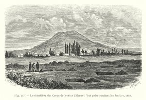 The Cemetery of the Crons of Vertus, Marne, View Taken During Excavations by French School