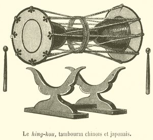 The hing-kou, Chinese and Japanese tambourine