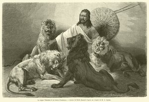 Negus Theodore II in Audience Attire (engraving) by French School