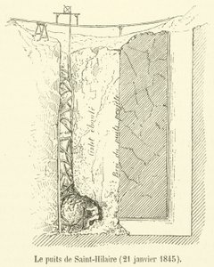 The Well of Saint-Hilaire, January 21, 1845 by French School