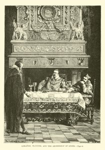 Lemaitre, Mayenne, and the Archbishop of Lyons by French School