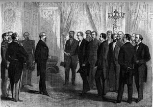 Emperor Napoleon III Receives the Mexican Delegation at the Tuileries, Offering the Crown of Mexico to Prince Maximilian