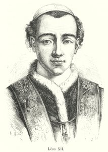 Leo XII (engraving) by French School