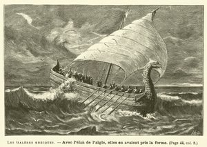 Greek Galleys (engraving) by French School