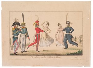 The Russians or the Allies at Tivoli by French School