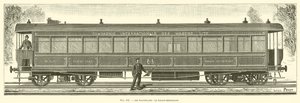 Sleeping Cars, the Dining Car (engraving) by French School