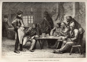 The interior of a woodcutter
