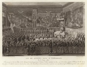 Lit de Justice Held in Versailles by French School