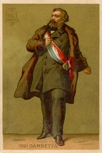 Léon Gambetta by French School