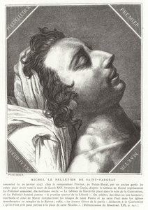Louis-Michel le Peletier, Marquis de Saint-Fargeau, French Revolutionary Politician, 1793 by French School