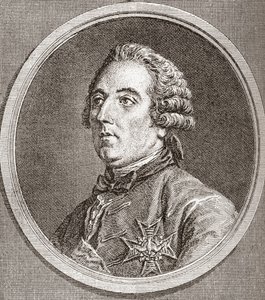Louis César de La Baume Le Blanc, Duc de Vaujours, Duc de La Vallière, 1708-1780. French Nobleman, Bibliophile and Military Man. From Les Heures Libres Published 1908