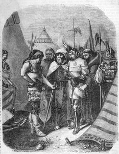 Louis II de la Tremoille. English General. Mad War (1485-1488). La Tremoille deciding to kill the accomplices of the Duke of Orleans. by French School