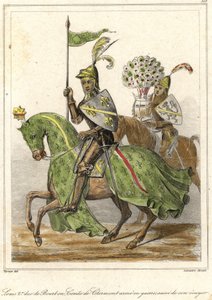 Louis II, known as the Good, Duke of Bourbon, Count of Clermont.