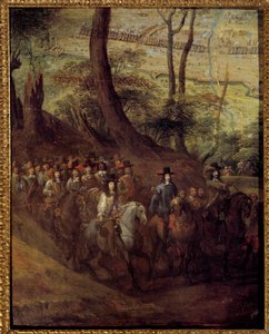 Louis II of Bourbon, Prince of Conde, Besieging a Town by French School