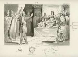 Louis I, King of the Franks and Holy Roman Emperor by French School