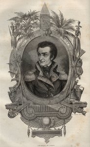 Louis Marie Maximilien de Caffarelli du Falga (1756-1799) French general during French Revolution - Engraving in New National Encyclopedia by Maurice La Charest - 1870 by French School