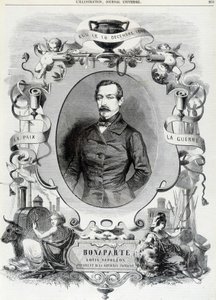 Louis Napoleon Bonaparte (Louis-Napoleon III), President of the French Republic - Illustration by French School