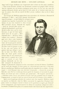 Louis Riel, Canadian Politician and Leader of the Metis People