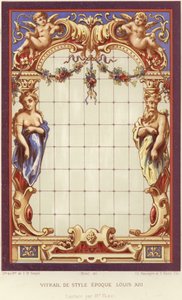 Louis XIII Style Stained Glass