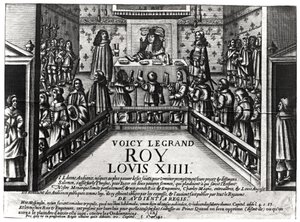 Louis XIV Administering Justice by French School