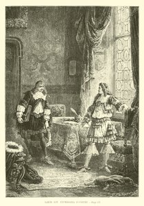 Louis XIV dismissing Fouquet by French School