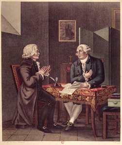 Louis XVI Reading his Last Will and Testament to Guillaume de Lamoignon de Malesherbes in the Temple, 25th December 1793