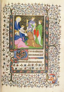 Adoration of the Magi, French Horae by French School