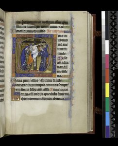 Folio from the Psalter and Hours of Isabella of France
