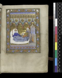 Folio from the Psalter and Hours of Isabella of France, Paris, c.1265-70